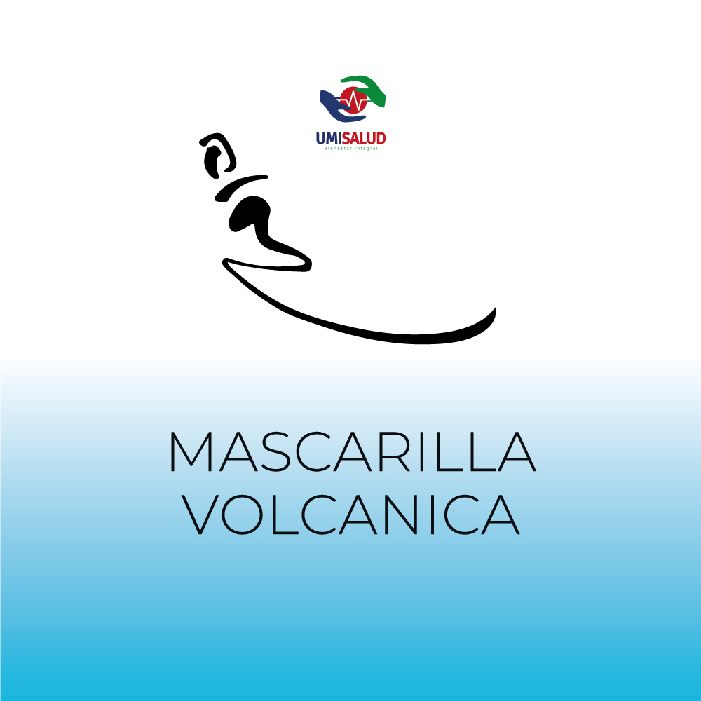 Mascarilla volcanica
